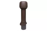 Выход вытяжки 125х160х700 ИЗ коричневый с колпаком