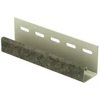 ТАЕЖНЫЙ J-профиль к сайдингу колл. СТОУН-ХАУС S-Lock серия ТАГАНАЙ (3,05 м) 20шт/уп