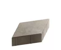 Тротуарная плитка Steingot Практик 60 из серого цемента с полным прокрасом ромб светло-серая 200х200х60 мм