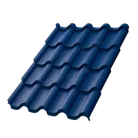 Металлочерепица МЕТАЛЛ ПРОФИЛЬ Монтерроса-XL (PURMAN-20-5005-0.5)