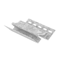 СВЕТЛО-СЕРЫЙ Внутренний угол к сайдингу колл. СТОУН-ХАУС серия СЛАНЕЦ (3,05 м) 5шт/уп