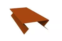 Планка угла внешнего составная нижняя 0,45 PE с пленкой RAL 2004 оранжевый