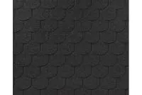 RoofShield черепица Фемили Эко Лайт Готик (3м2) Графитно-черный