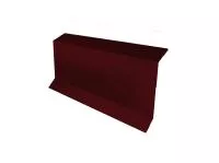 Планка примыкания в штробу 20х65х15 RAL 3005 красное вино 2м