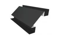 Угол внутренний сложный 75мм 0,45 PE с пленкой RAL 7005 мышино-серый