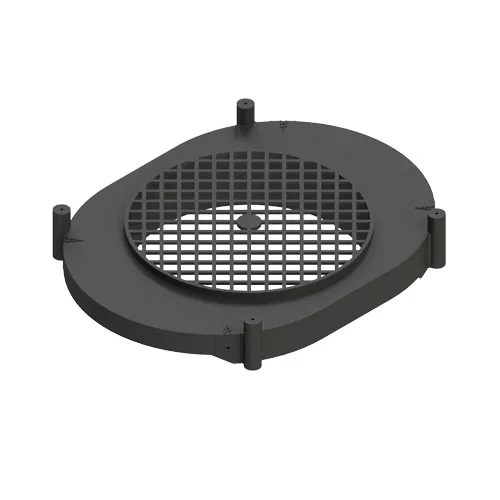 Аэратор кровельный TP-88/N | Кровельный вентиль для кровли из профнастила НС-35 красный