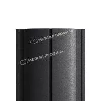 Штакетник металлический МЕТАЛЛ ПРОФИЛЬ ELLIPSE-T 19х126 (VALORI-20-DarkGrey-0.5)