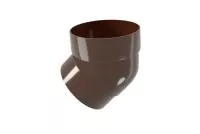 Колено трубы 45 град. ПВХ Grand Line коричневое (RR 32)