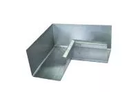 Угол желоба внутренний Vortex 90гр 127мм Zn