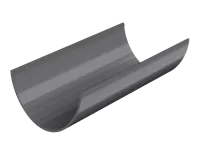 ТН ПВХ 125/82 мм, водосточный желоб пластиковый (1,5 м), серый, шт.