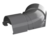 ТН МВС 125/90 мм внутренний угол желоба 135°, коричневый