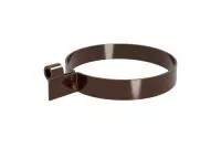 Хомут трубы Lite ПВХ Grand Line коричневый (RR 32)