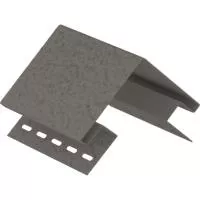 ПЕПЕЛ Наружный угол к сайдингу колл. СТОУН-ХАУС S-Lock серия КЛИНКЕР НОРДИК (3,05 м) 5шт/уп