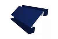 Угол внутренний сложный 75мм 0,45 PE с пленкой RAL 5002 ультрамариново-синий