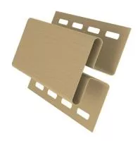 КРЕМОВЫЙ Соединительный профиль к сайдингу (3,05 м) 5шт/уп