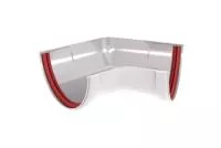 Угол желоба 135 град.Классика 120 ПВХ Grand Line белый (RAL 9003)