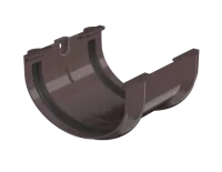 ТН ОПТИМА 120/80 мм, соединитель желоба, темно-коричневый, шт.