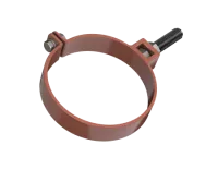 ТН ПВХ 125/82 мм, хомут трубы универсальный 180 мм, красный, шт.