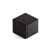 Тротуарная плитка Steingot Сити 80 из серого цемента с полным прокрасом квадрат черная 100х100х80 мм