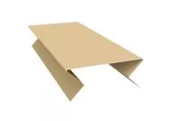 Планка угла внешнего составная нижняя 0,45 PE с пленкой RAL 1014 слоновая кость