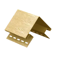 ЗОЛОТОЙ Наружный угол к сайдингу колл. ТИМБЕР-БЛОК серия ДУБ (3,05 м) 5шт/уп