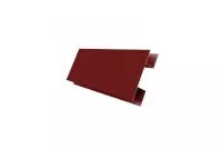 Планка Н-образная 0,5 Satin Matt RAL 3005 красное вино