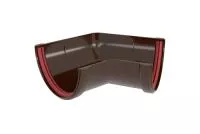 Угол желоба 135 град.Классика 120 ПВХ Grand Line коричневый (RR 32)