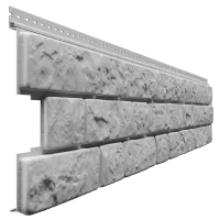 Сайдинг LUX под камень, BERGart, табачный