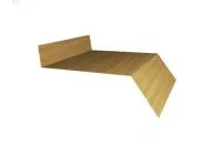 Отлив простой 250 0,45 Print Elite Honey Wood