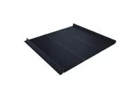 Кликфальц Line Grand Line 0,5 GreenCoat Pural BT, matt с пленкой на замках RR 23 темно-серый (RAL 7024 мокрый асфальт)