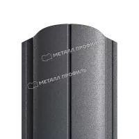 Штакетник металлический МЕТАЛЛ ПРОФИЛЬ ELLIPSE-O 19х126 (VALORI-20-Grey-0.5)