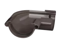 ТН МАКСИ 152/100 мм, угол желоба 90°, коричневый, шт.