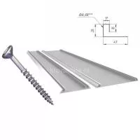 Финишный профиль БЕТЭКО 3м (RAL 9003)