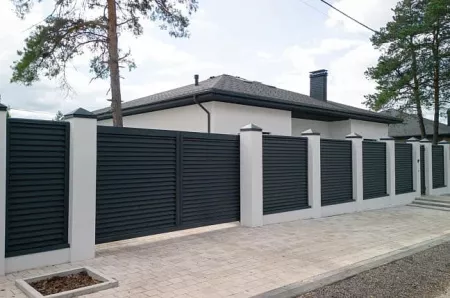 Забор жалюзи «YardWall», покрытие полиэстер