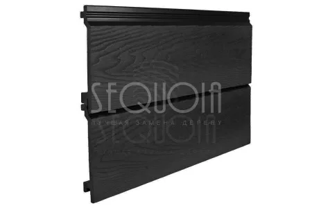 Доска фасадная SEQUOIA Evolution 3D WOOD BLACK 3000 мм