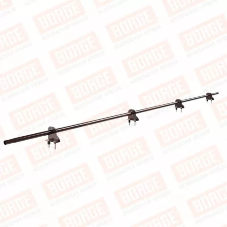 Снегозадержатель однотрубчатый NewLine, D-25мм, 3м, для металлочерепицы, коричневый шоколад (RAL 8017 matt)