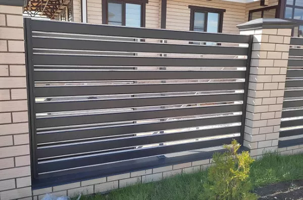 Забор жалюзи «Derby», покрытие neomatt