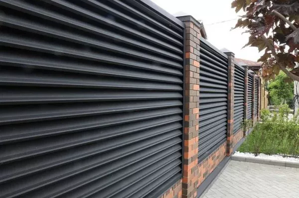 Забор жалюзи «Rodeo», покрытие rooftop бархат