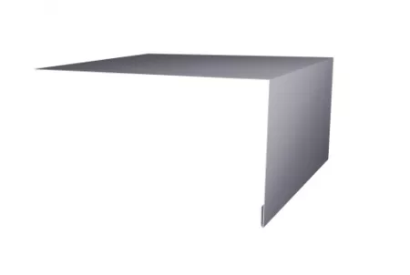 Планка околооконная простая 200х75 0,45 PE с пленкой RAL 7004 сигнальный серый