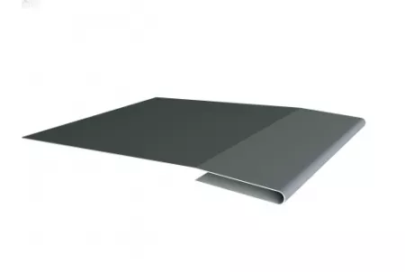 Планка начальная 0,45 PE с пленкой RAL 7005 мышино-серый