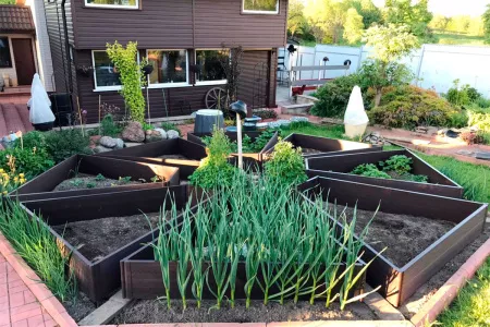 Доска грядочная Holzhof 300*30*2950мм, тиснение 3D