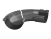 ТН МВС 125/90 мм внешний угол желоба регулируемый 100 -165°, графитово-серый