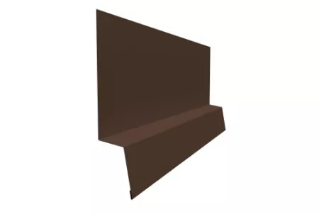 Планка начальная фальц 0,5 GreenCoat Pural BT, matt RR 887 шоколадно-коричневый (RAL 8017 шоколад)