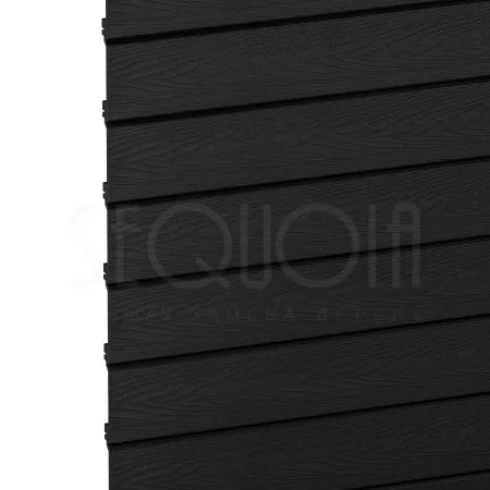 Доска фасадная SEQUOIA Evolution 3D WOOD BLACK 3000 мм