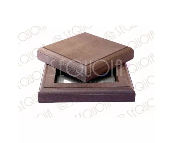 Комплект крышка\юбка для столба SEQUOIA BROWN