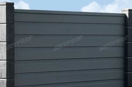 Забор жалюзи «Derby Max», покрытие rooftop бархат