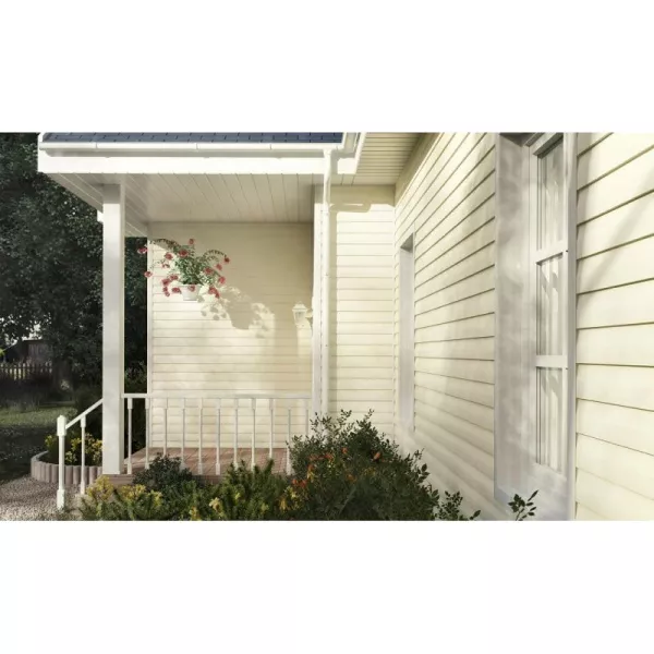 Виниловый сайдинг VOX Unicolor Корабельный брус SV-01, Кремовый