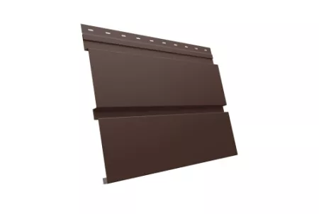 Квадро брус 0,5 PurLite Matt 275 с пленкой RAL 8017 шоколад