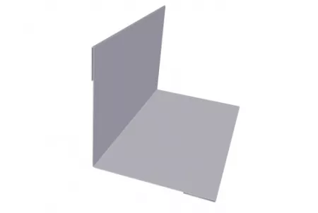 Угол внутренний 30х30 0,45 PE с пленкой RAL 7004 сигнальный серый