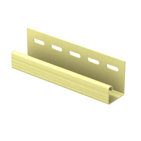 КРЕМОВЫЙ J-профиль к сайдингу (3,05 м) 20шт/уп